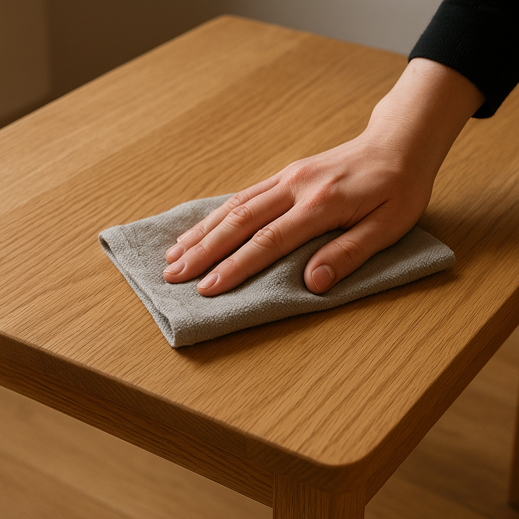 eikenhout schoonmaken