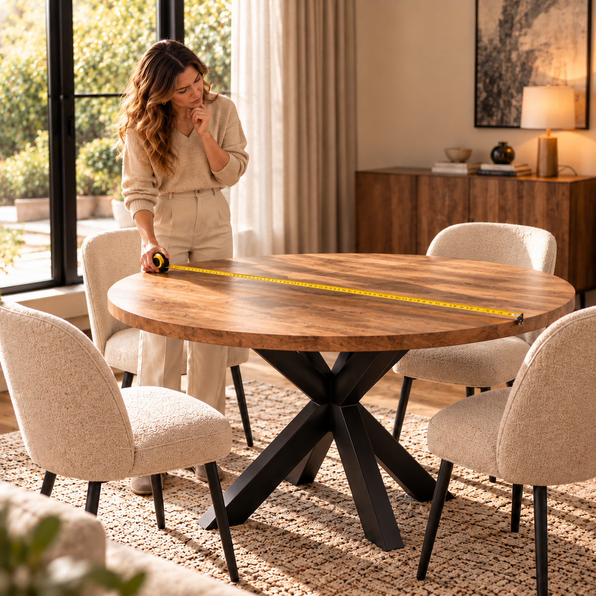 Welke eettafel is geschikt voor een kleine ruimte
