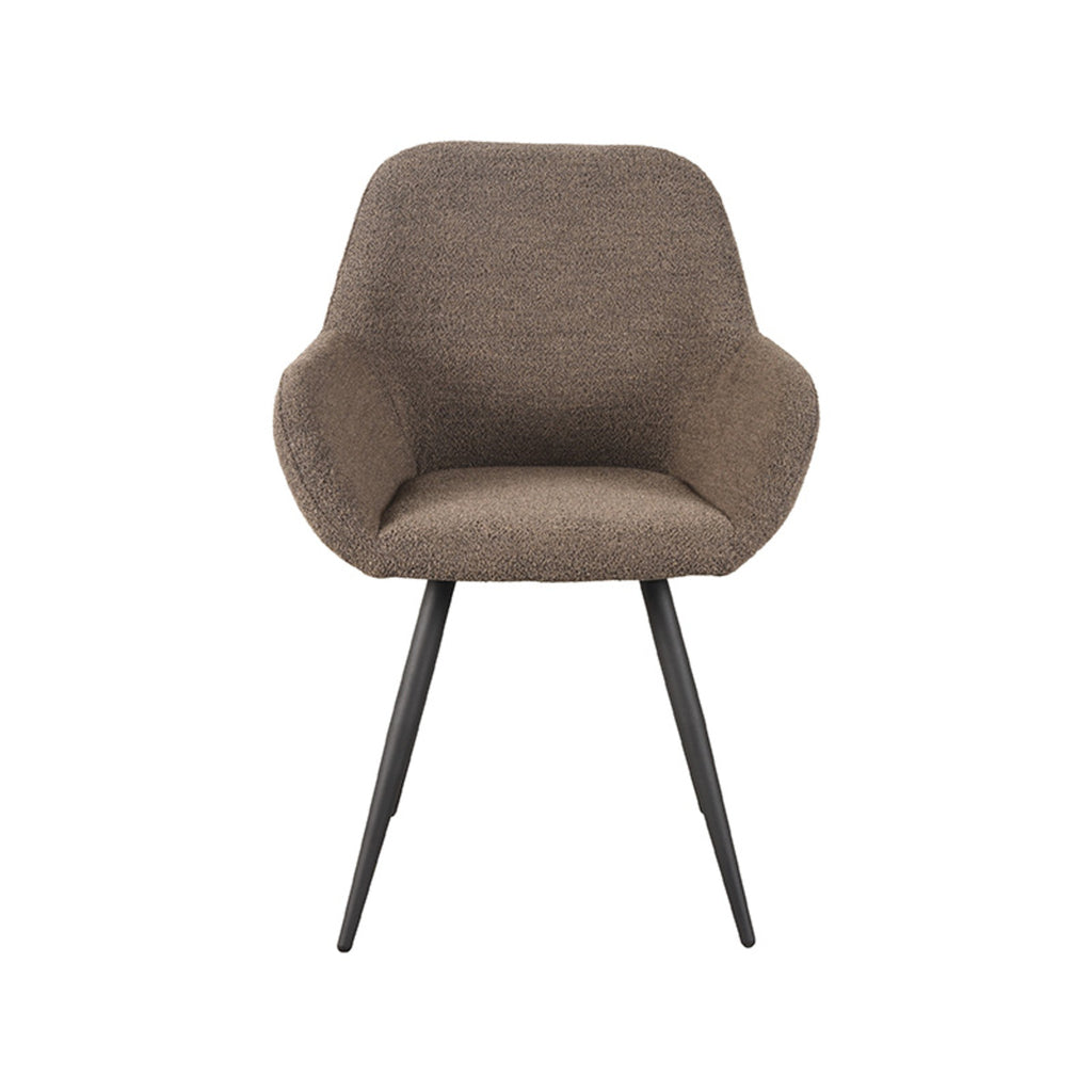 LABEL51 Eetkamerstoel Fender - Bruin - Boucle