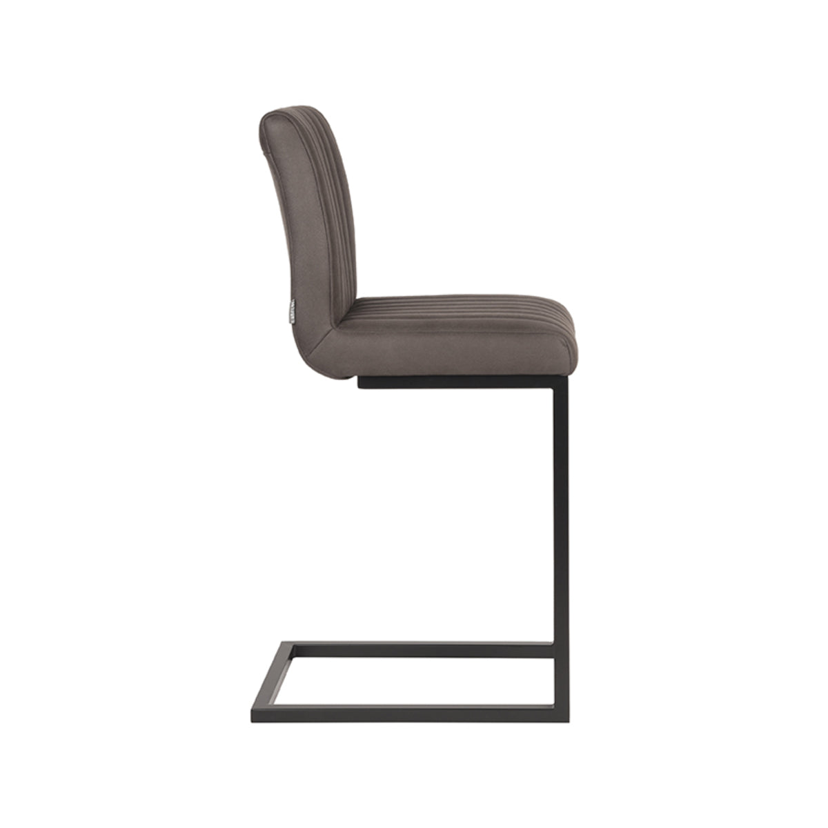 Barkruk Milo - Antraciet - Microfiber