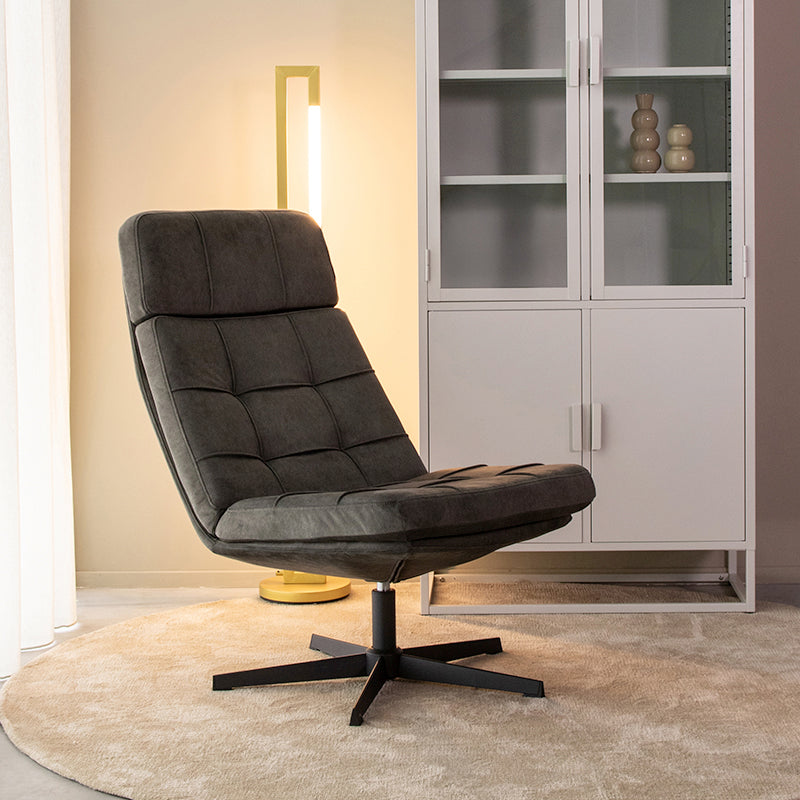 Relaxfauteuil Alvar - Antraciet - Cosmo