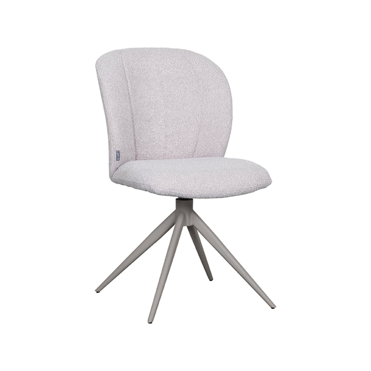 Eetkamerstoel Kimo - Naturel - Bouclé