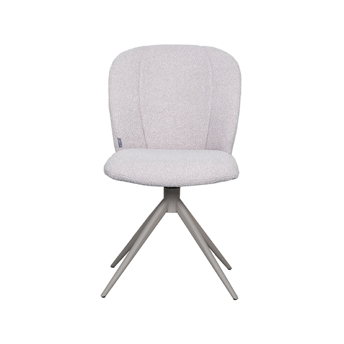 Eetkamerstoel Kimo - Naturel - Bouclé