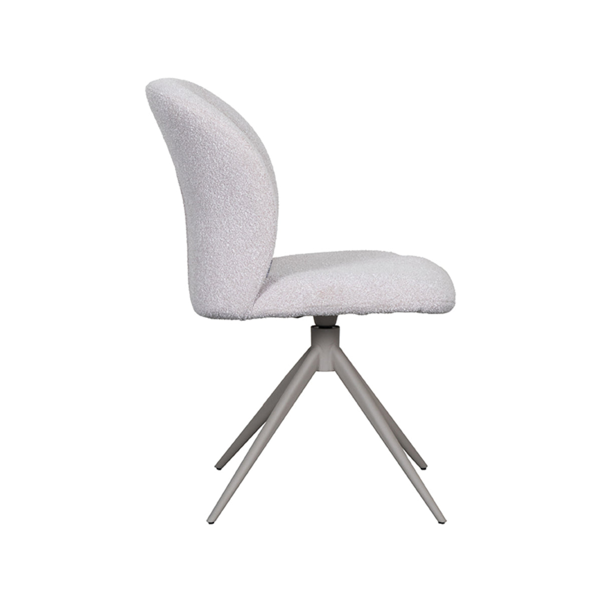 Eetkamerstoel Kimo - Naturel - Bouclé