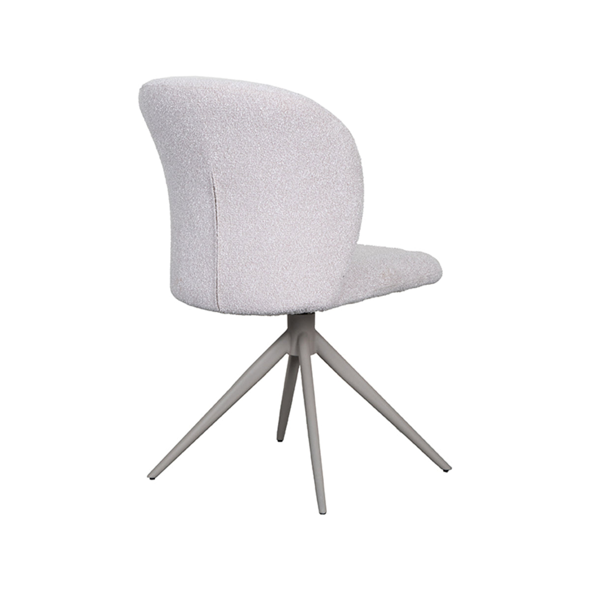 Eetkamerstoel Kimo - Naturel - Bouclé