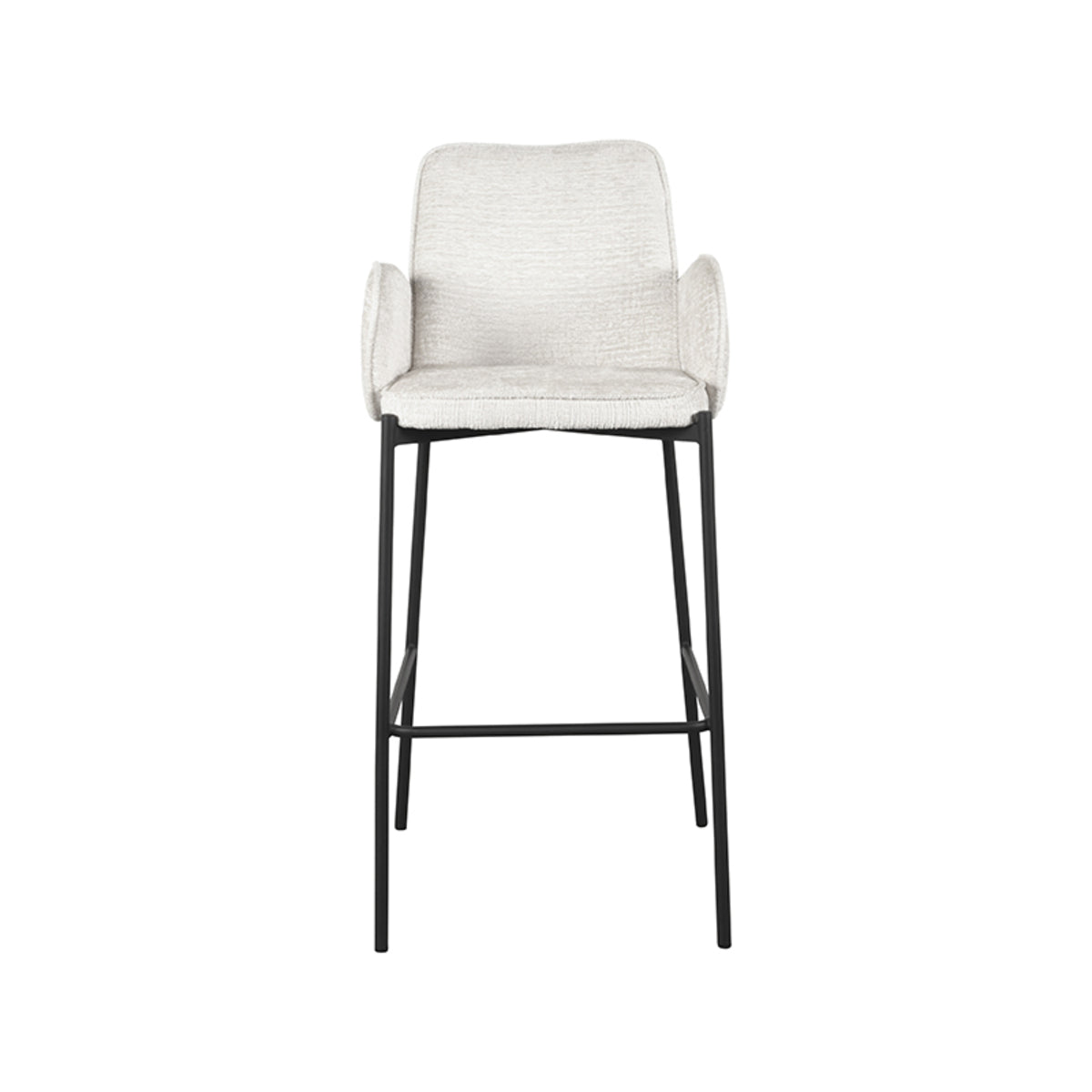 Barkruk Joni - Beige - Fluweel