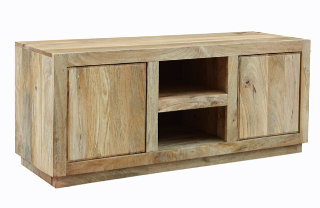Tv-meubel Cannes – 120 cm – Naturel – Mangohout