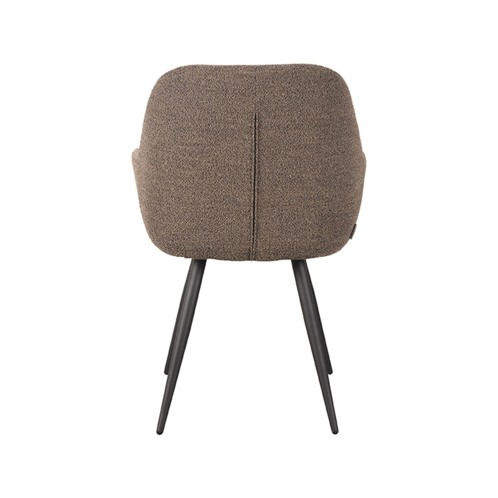 LABEL51 Eetkamerstoel Fender - Bruin - Boucle