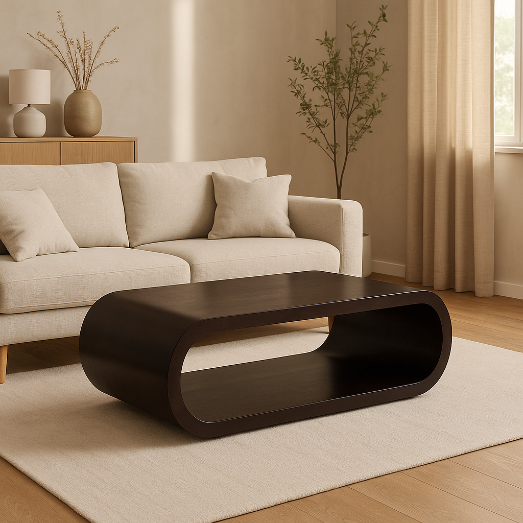 Salontafel Elegance – 110 cm – Bruin – Mangohout