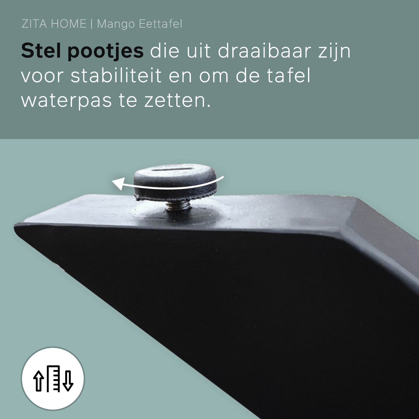 Ronde eettafel - 110 cm - Naturel - Mangohout