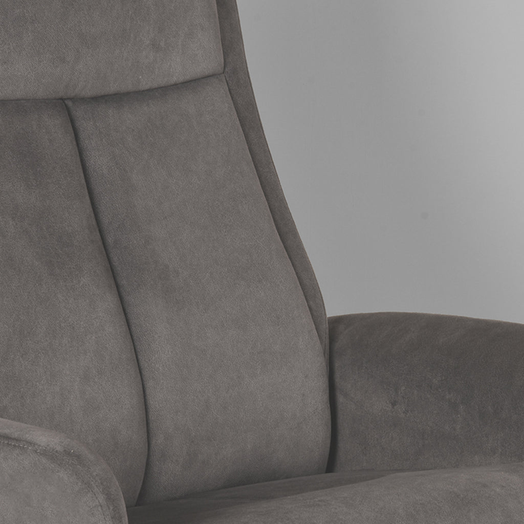Relaxfauteuil Bergen - Cosmo - Antraciet