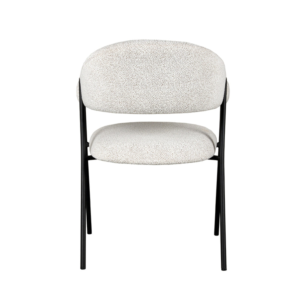 Eetkamerstoel Lowen - Ecru - Boucle