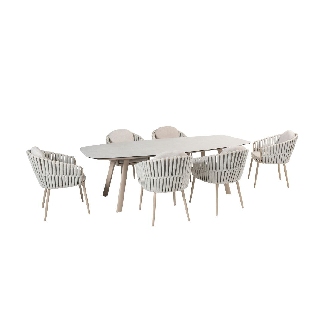 4Seasons Outdoor - Eva Tuinset 7-delig Manolo