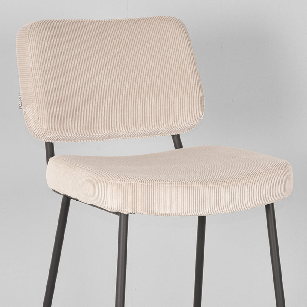 Barkruk Noah - Naturel - Ribcord