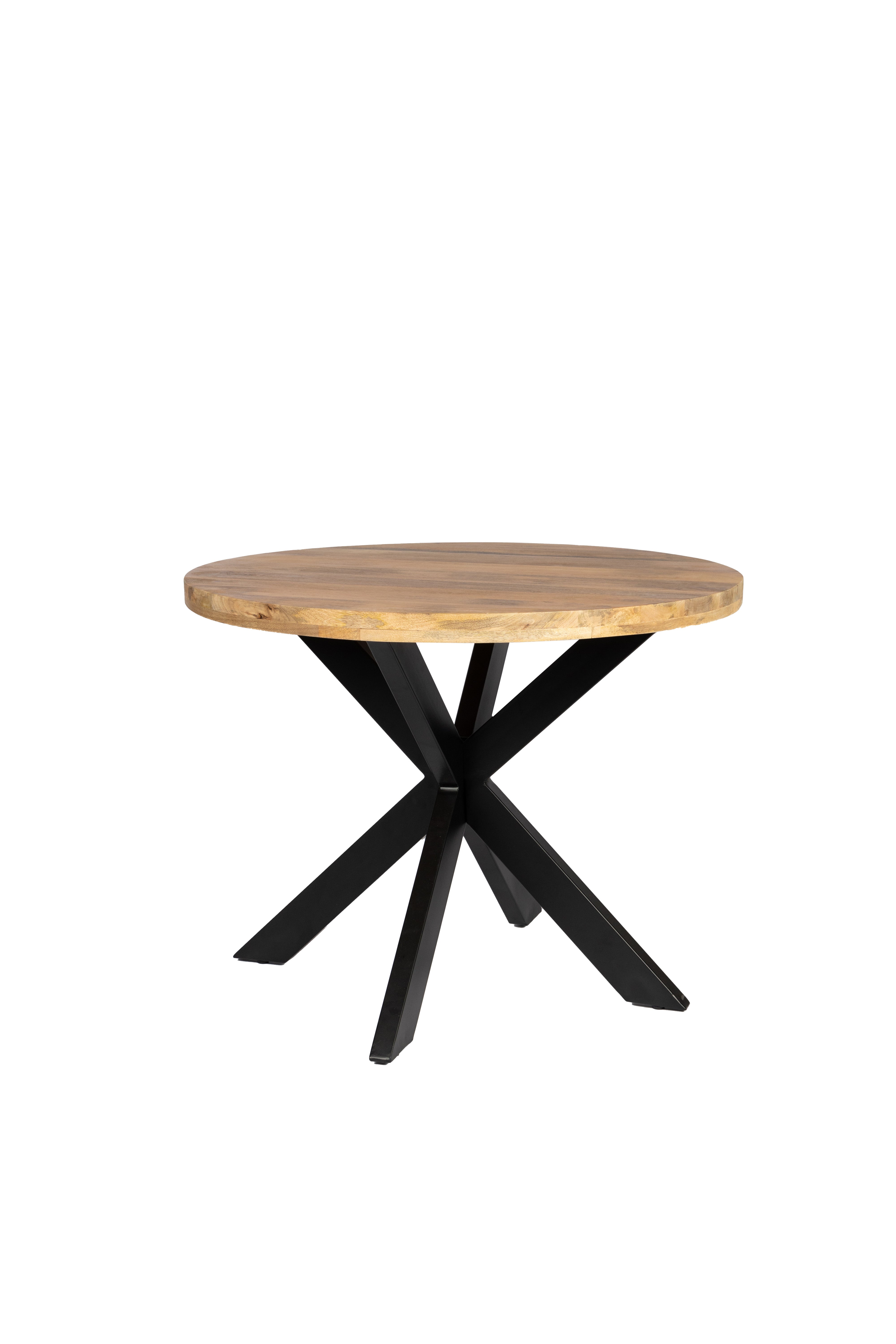 Ronde eettafel - 100 cm - Naturel - Mangohout