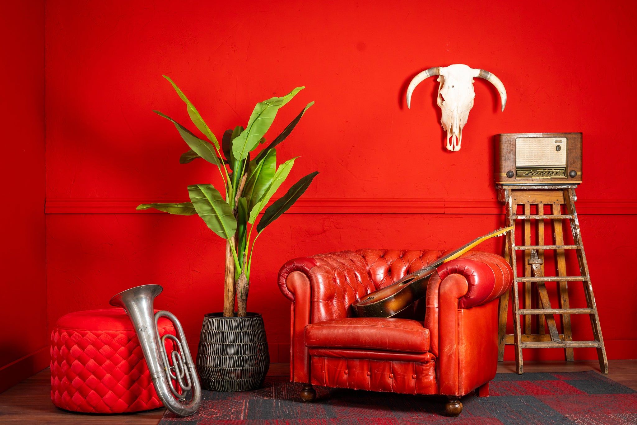 Bananenplant kunstplant 160 cm