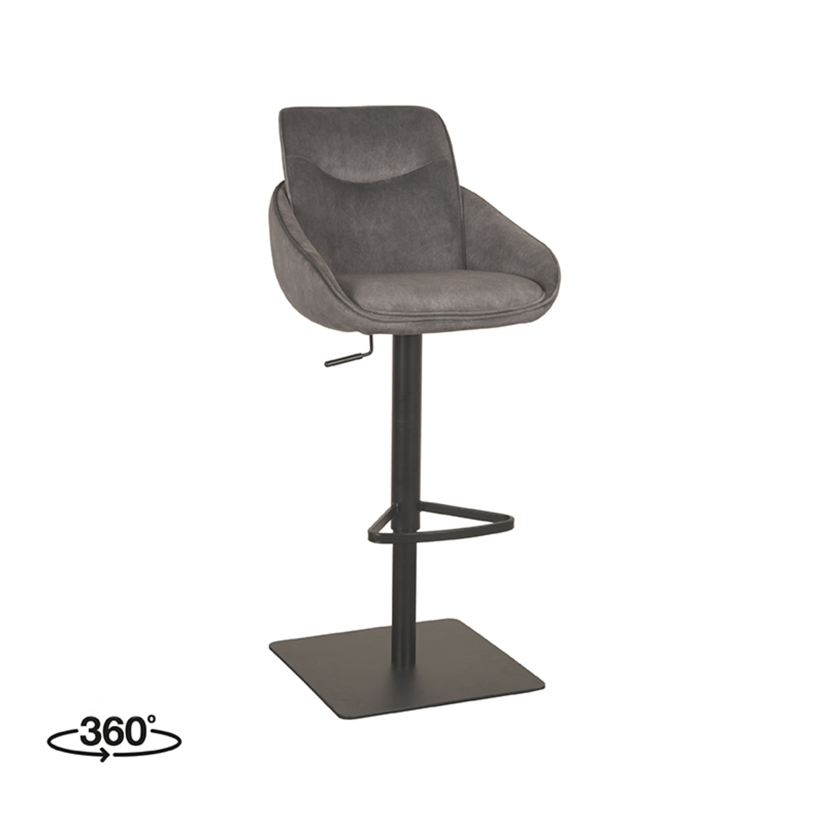 Barkruk Beauty - Taupe - Mirco Suede