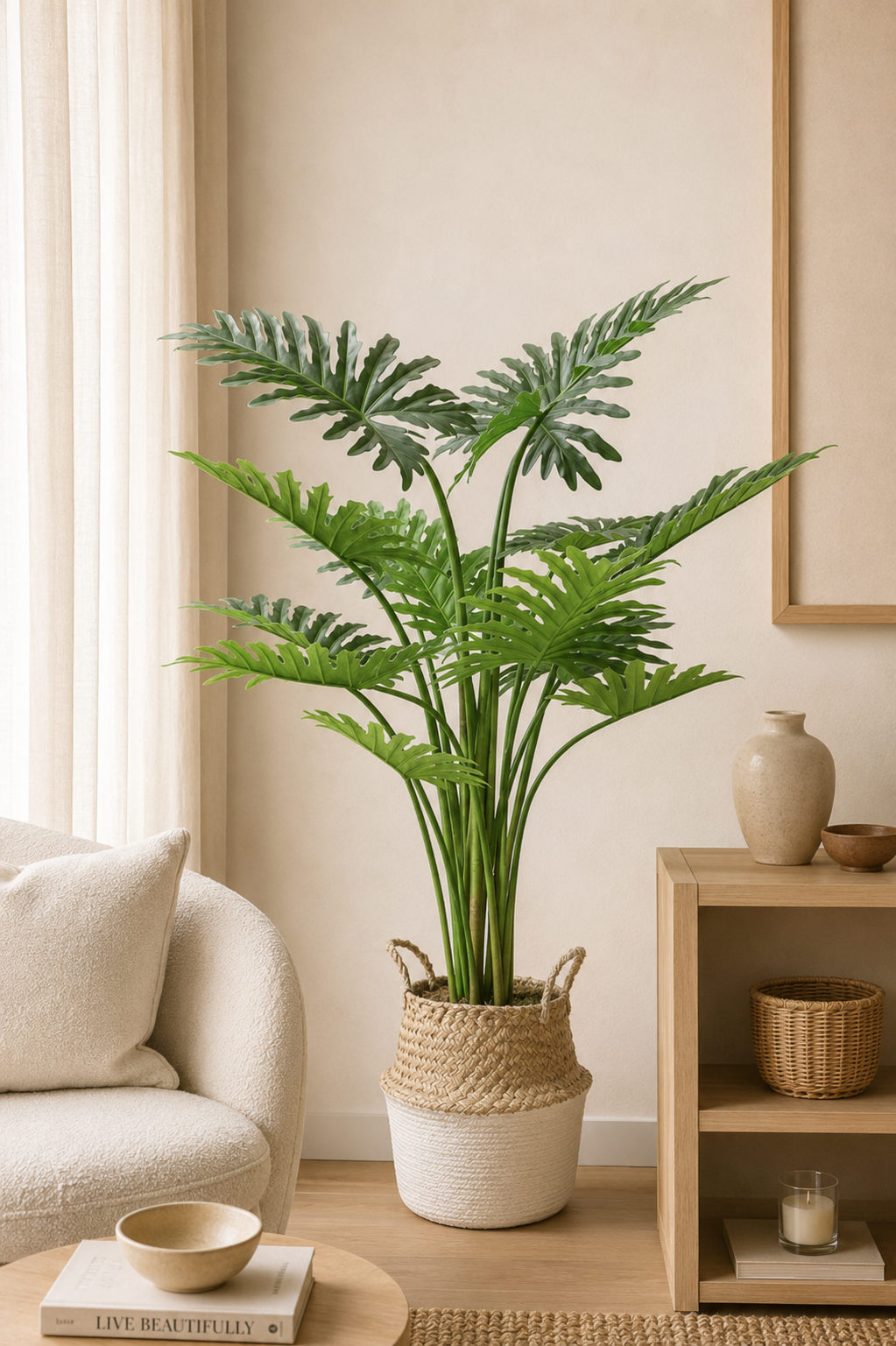 140 cm kunstplant Philodendron
