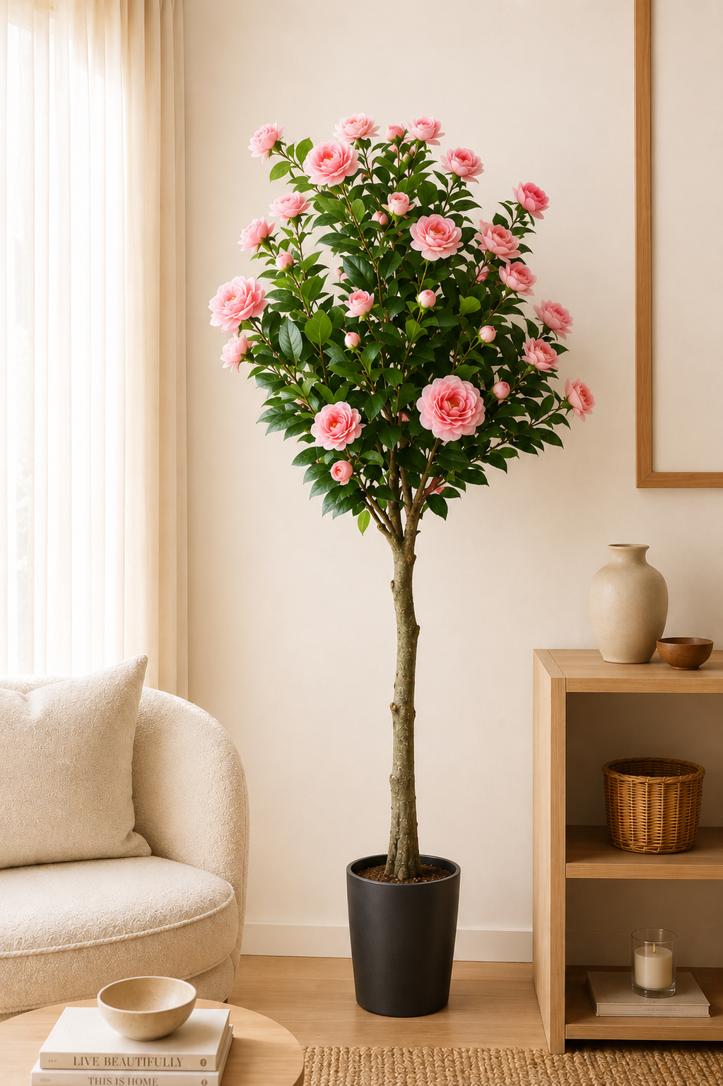 Kunstplant Camelia Luxe 160 cm