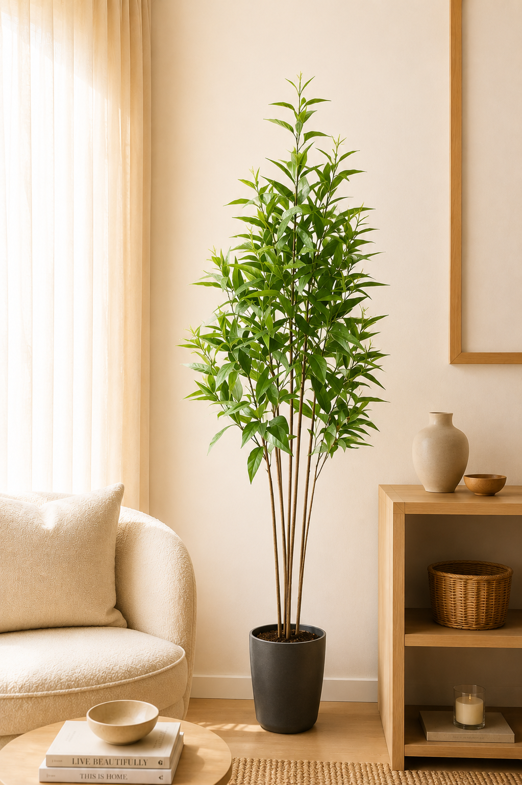 Eucalyptus kunstplant Deluxe 140 cm