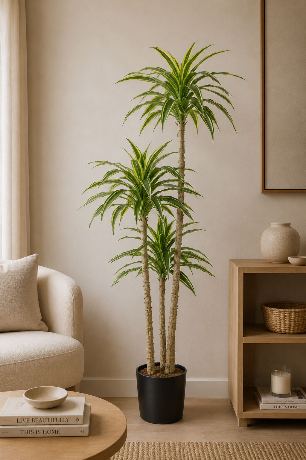 Kunstplant Yucca 170 cm - Robuuste uitstraling
