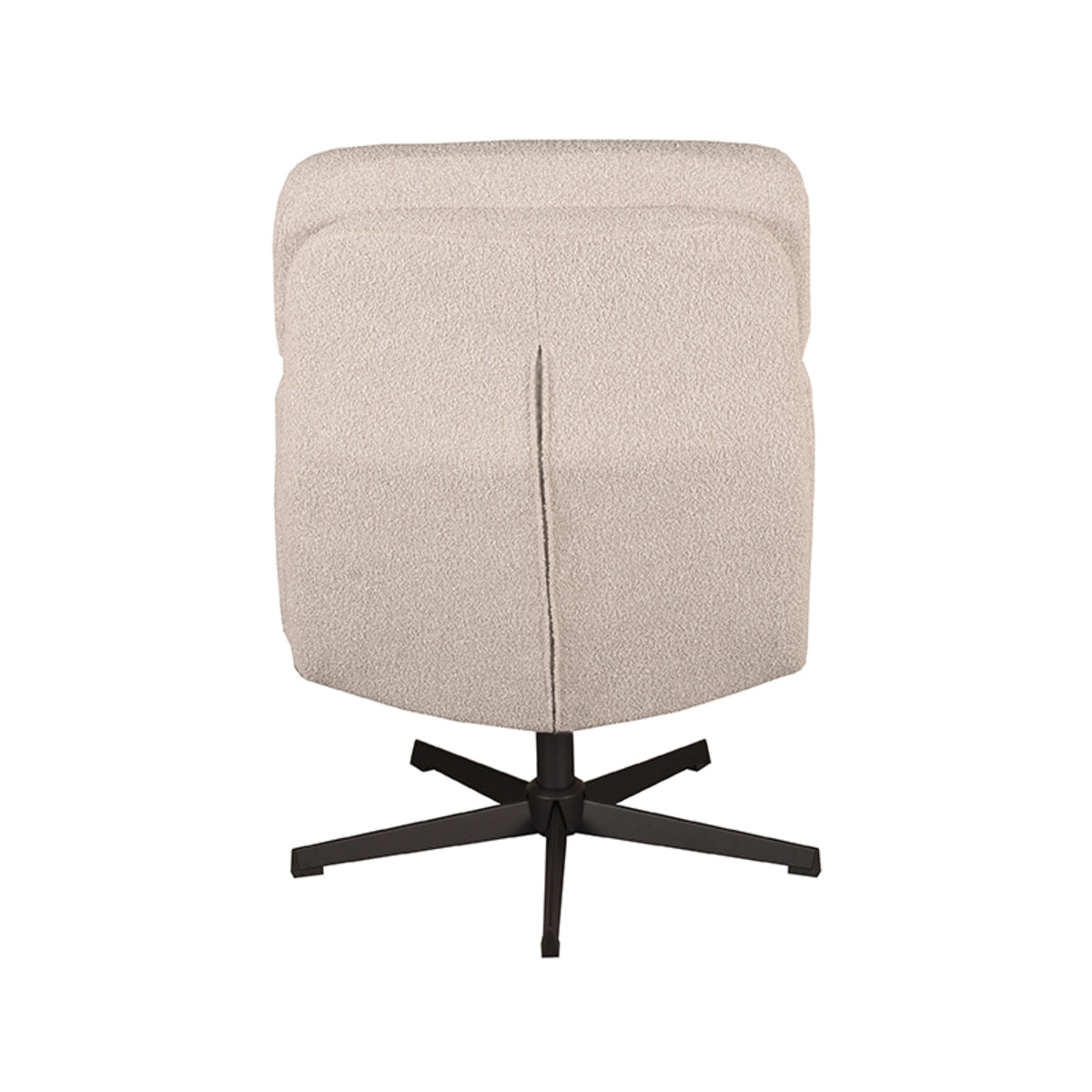 Draaifauteuil Alvar - naturel - bouclé