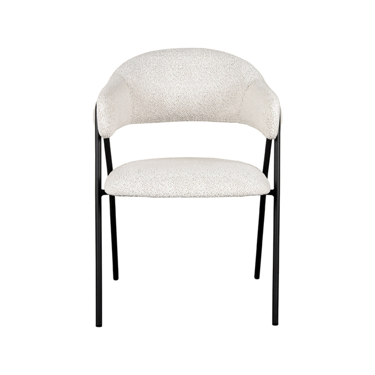 Eetkamerstoel Lowen - Ecru - Boucle