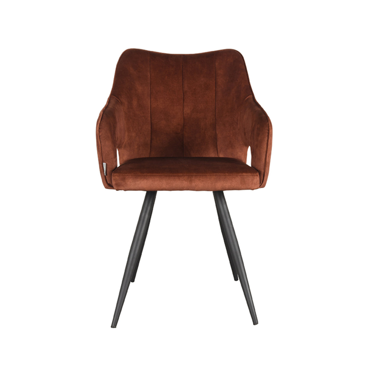 Eetkamerstoel Noud - Rust - Velours