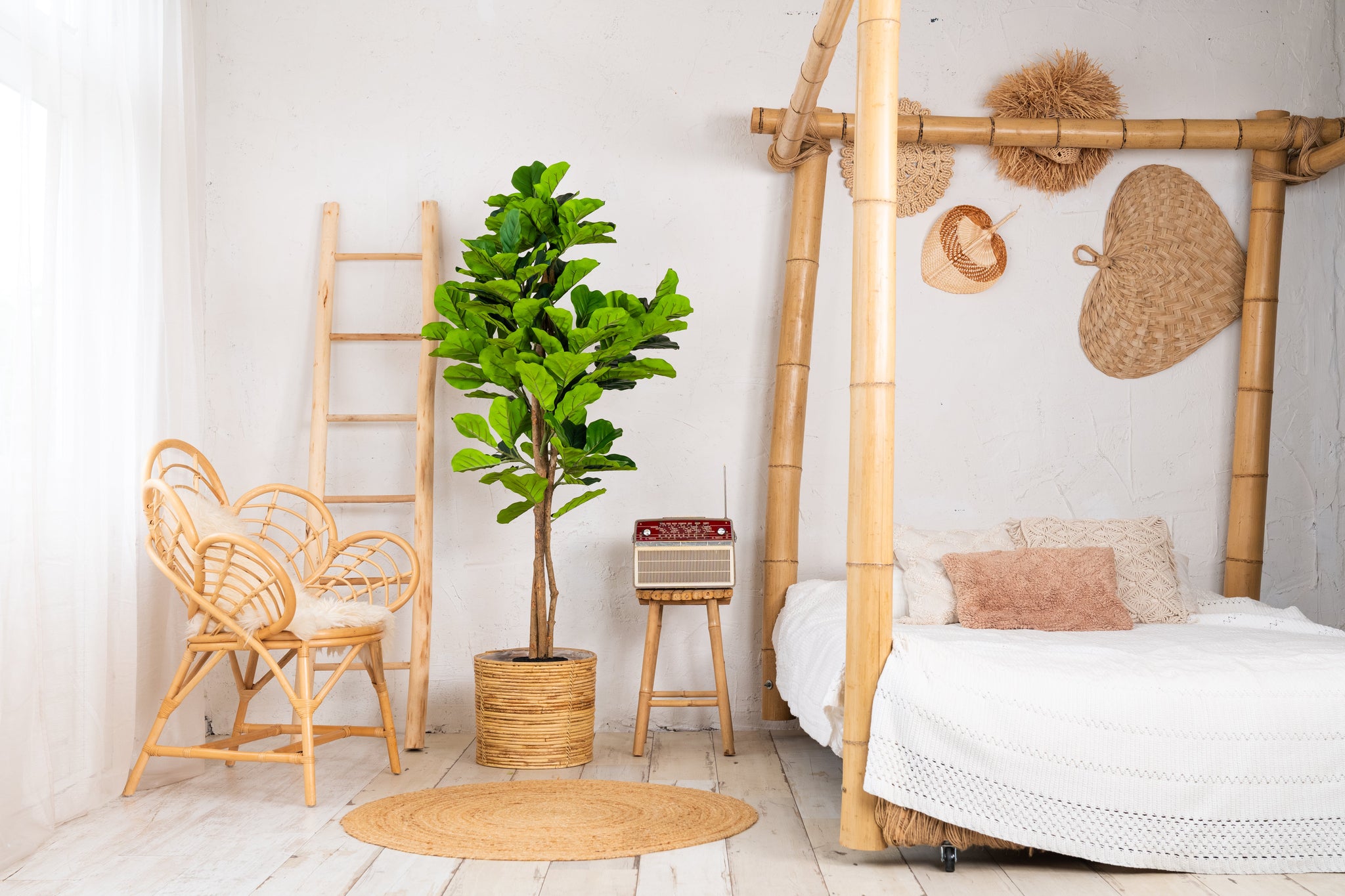 Fiddle Leaf Fig kunstplant 160 cm - Stijlvolle vioolbladplant