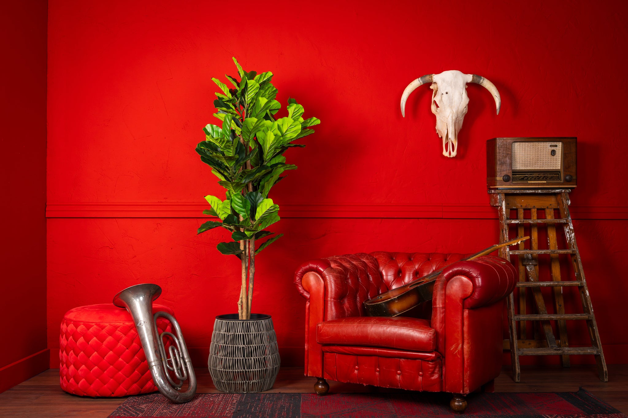 Fiddle Leaf Fig kunstplant 160 cm - Stijlvolle vioolbladplant