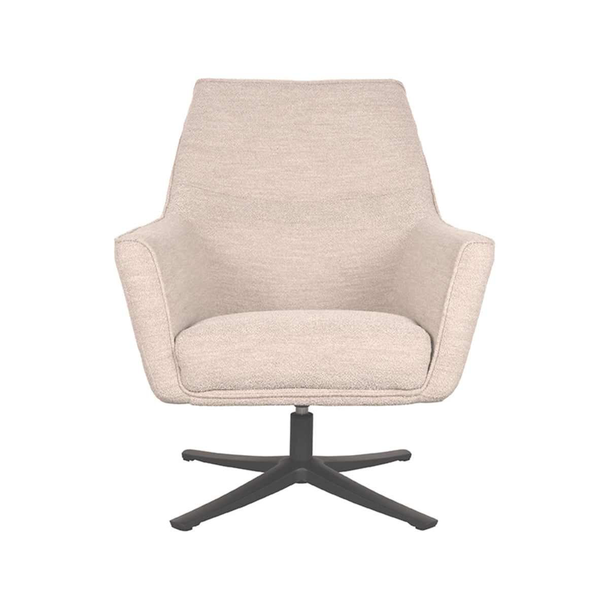 Fauteuil Tod - Naturel - Boucle