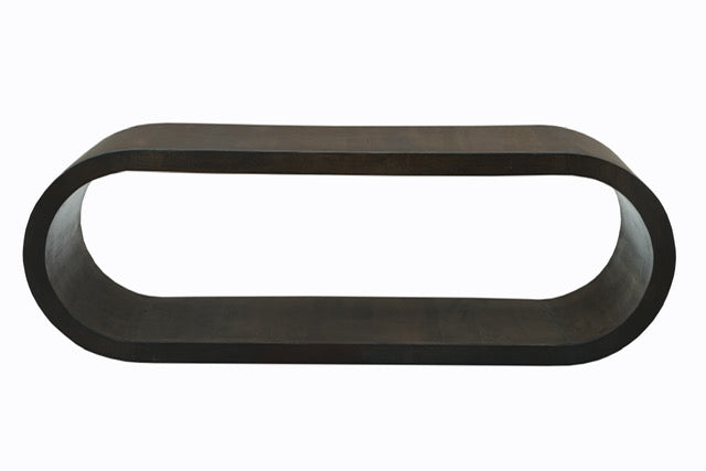 Tv-meubel Elegance – 145 cm – Zwart – Mangohout