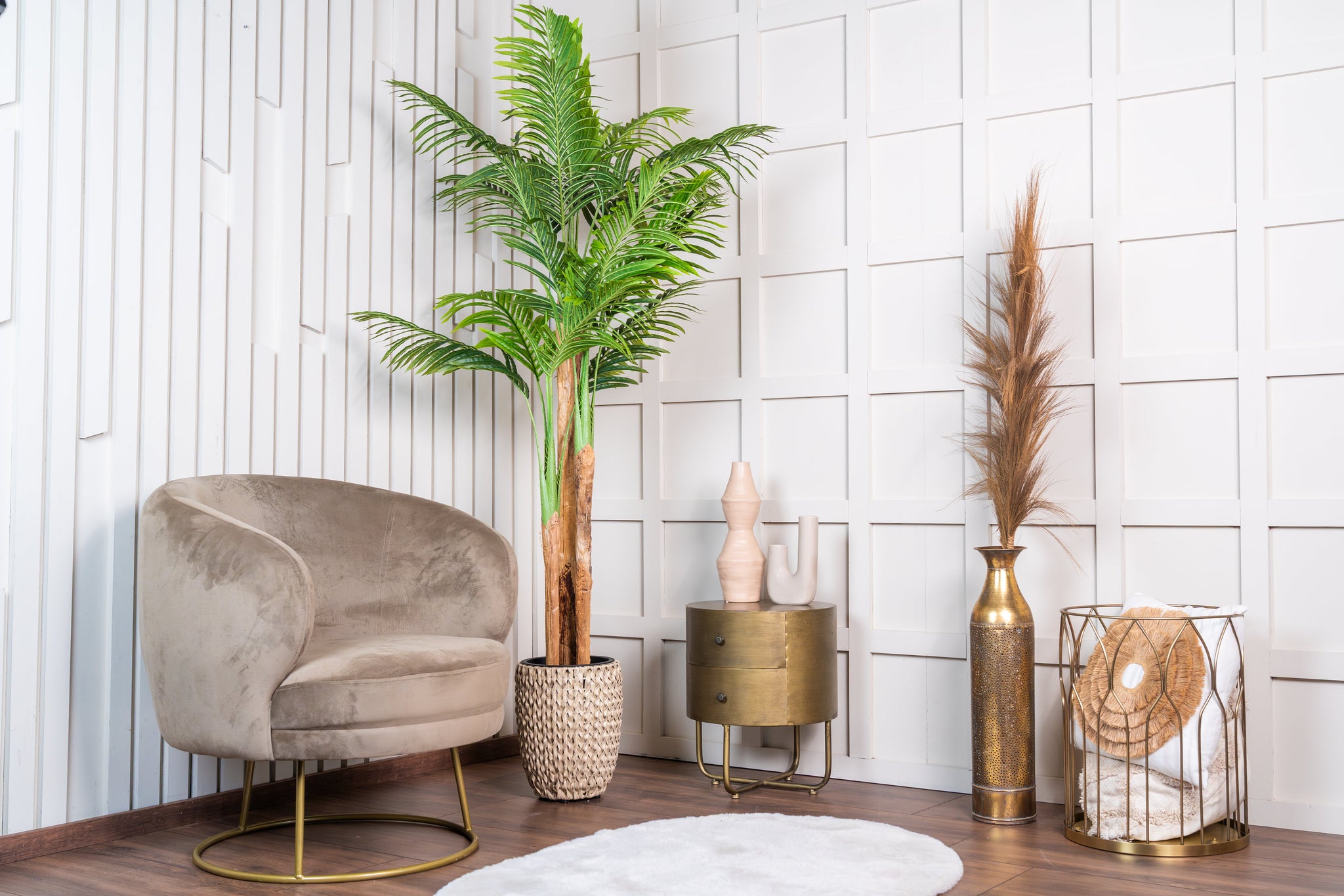 Kentia palm kunstplant 190 cm - Tropisch design voor binnen