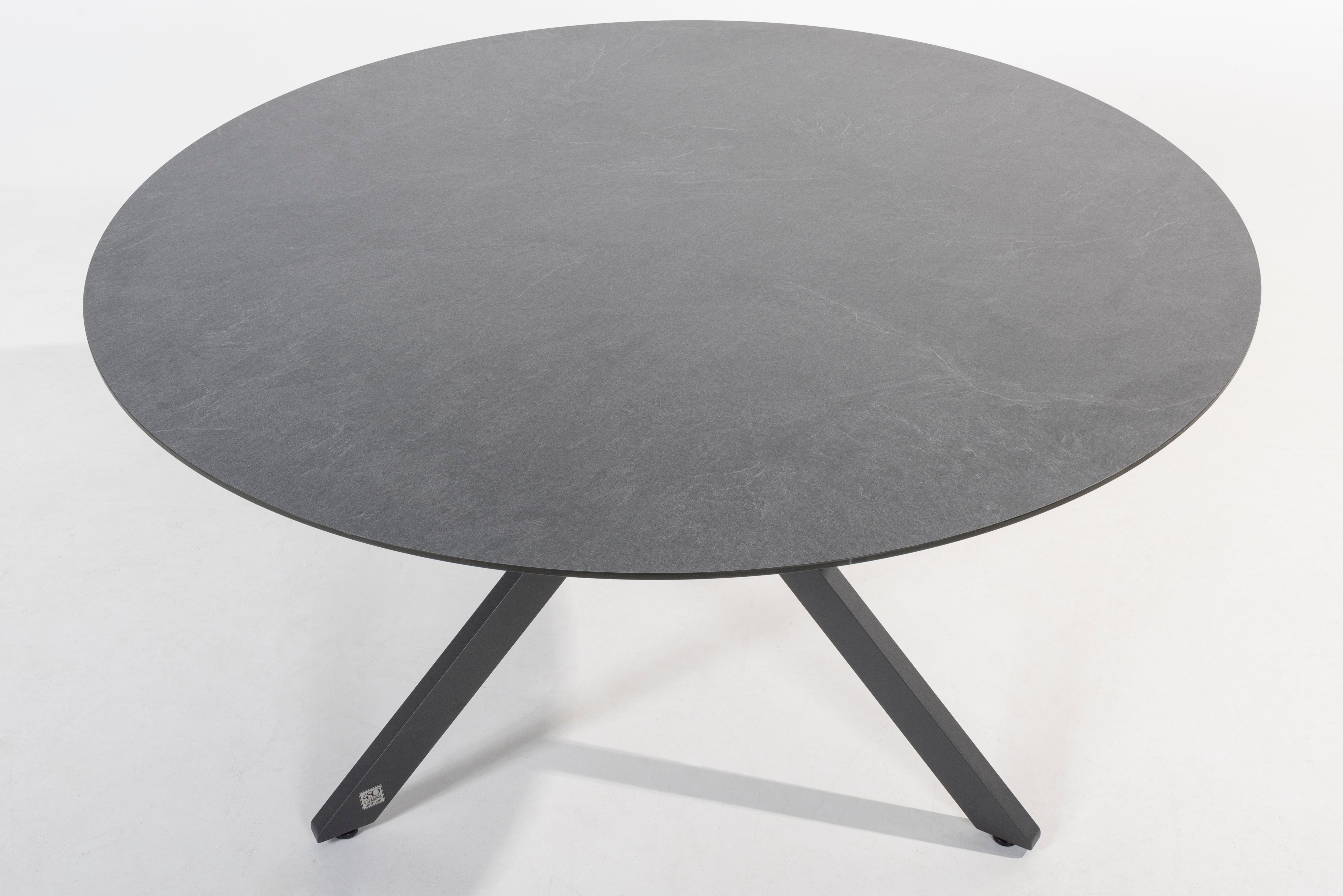 4 seasons outdoor - Locarno Tuintafel HPL Rond 130cm
