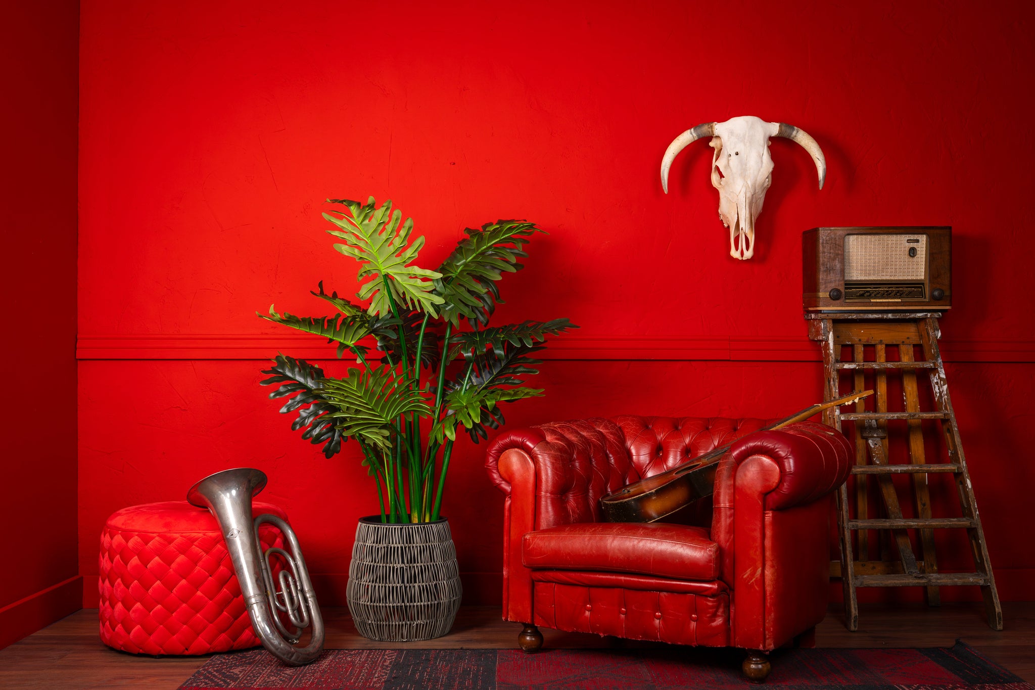 140 cm kunstplant Philodendron