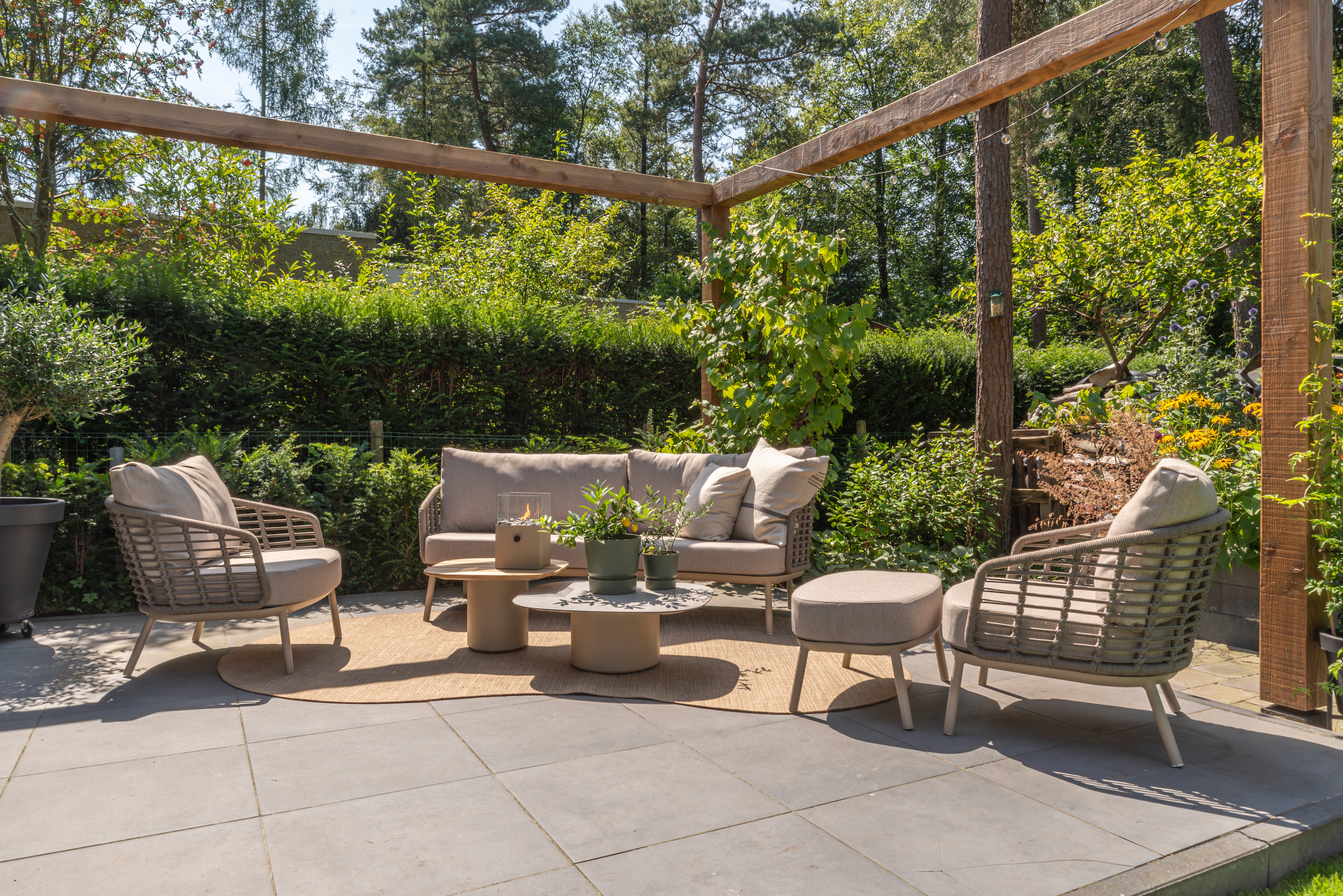 4Seasons Outdoor - Pulgia loungeset Latte/Taupe
