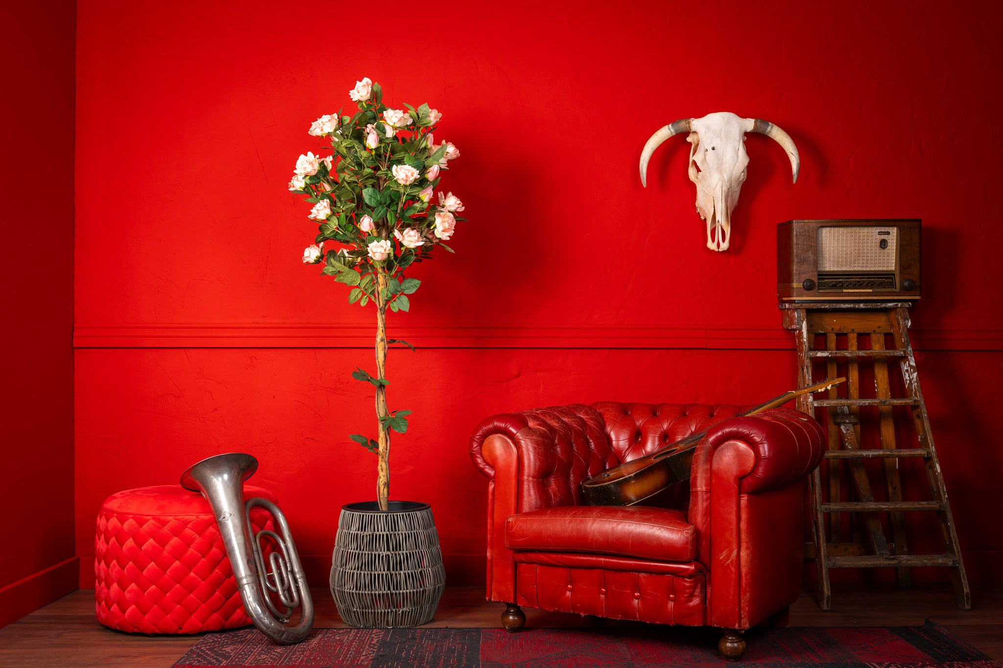 Rozen kunstboom 160 cm