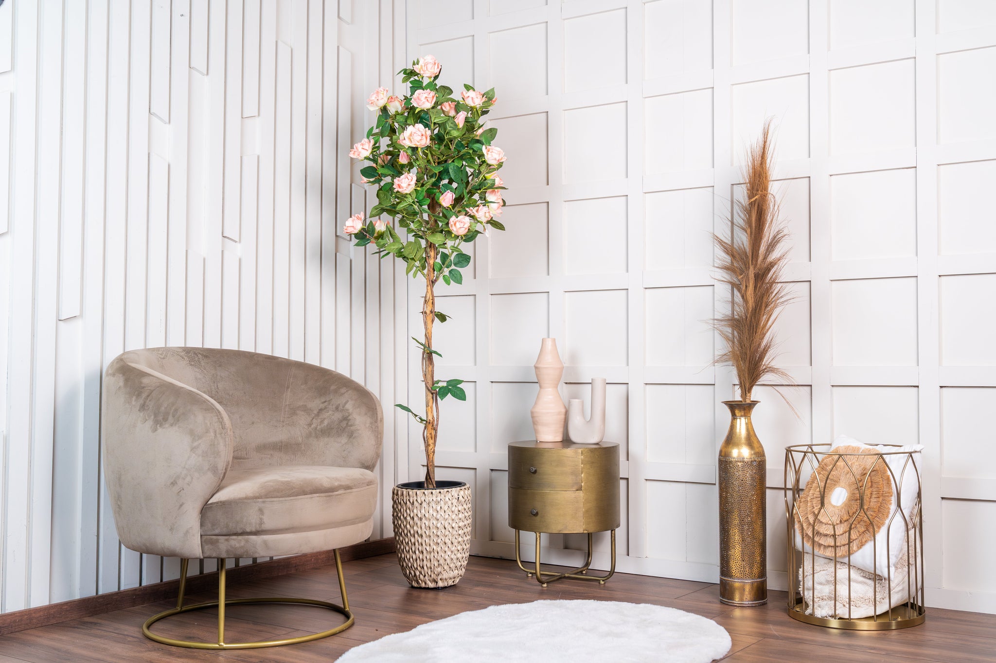 Rozen kunstboom 160 cm