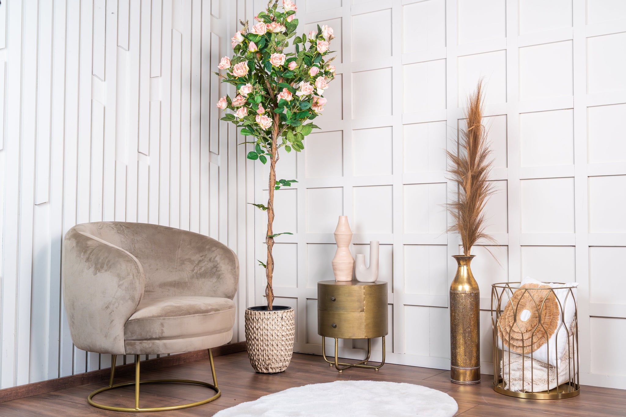 Rozen kunstboom 180 cm