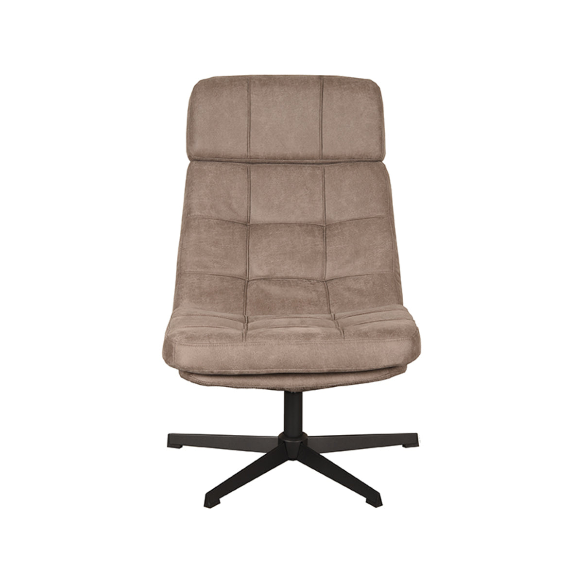 Relaxfauteuil Alvar - Taupe - Micro suede