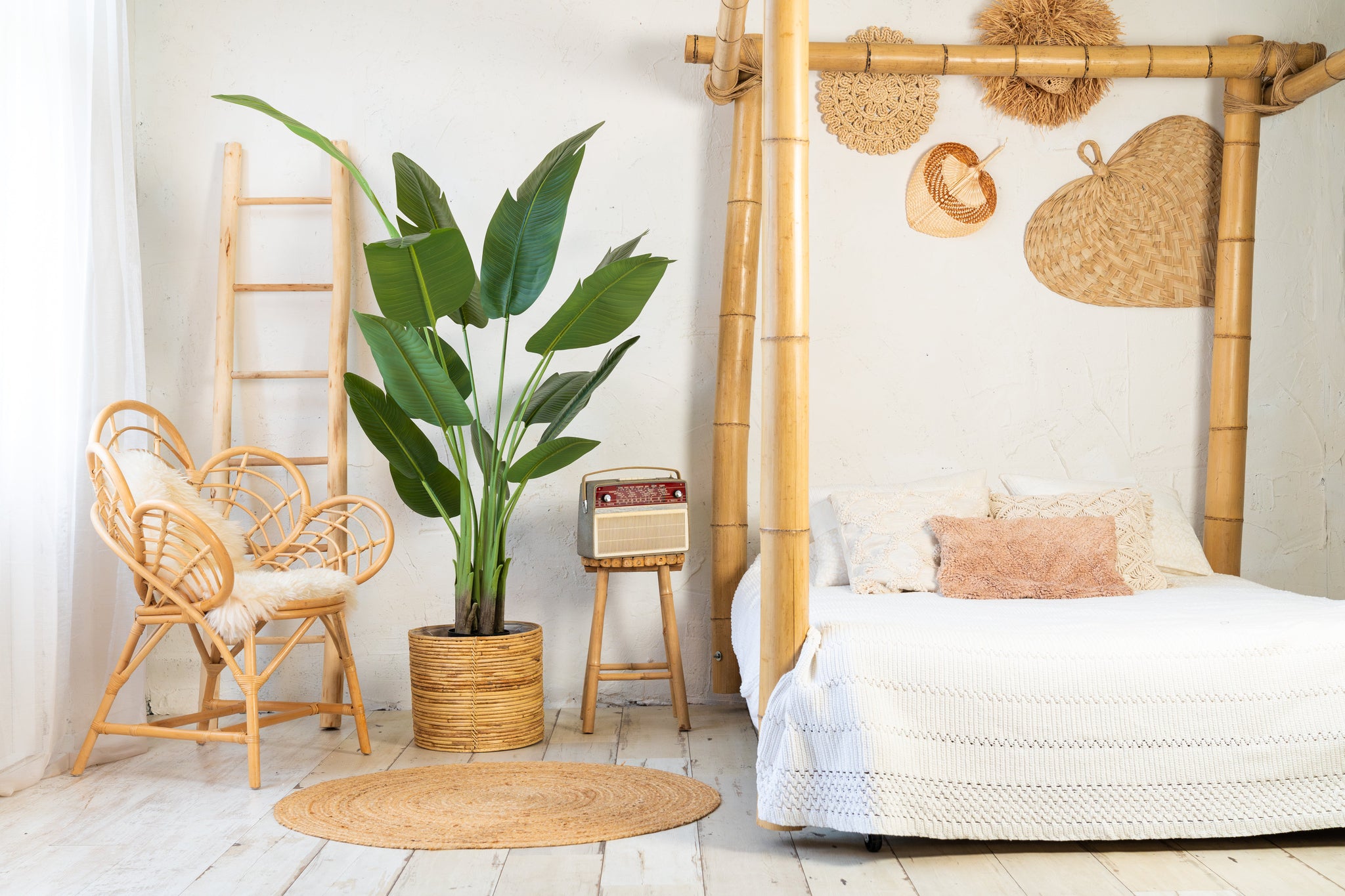 Kunstplant Strelitzia 150 cm real touch