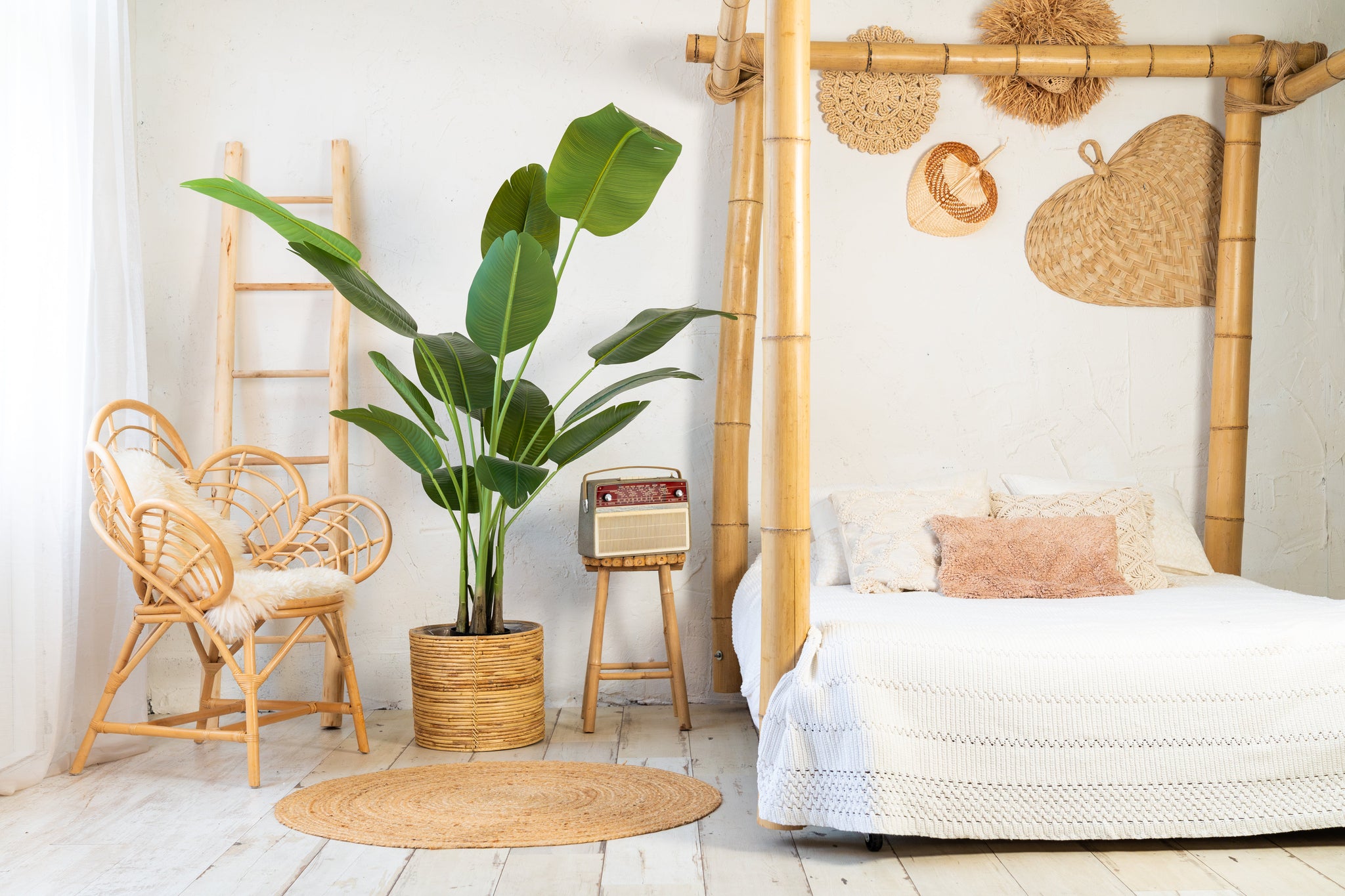 Kunstplant Strelitzia 200 cm real touch