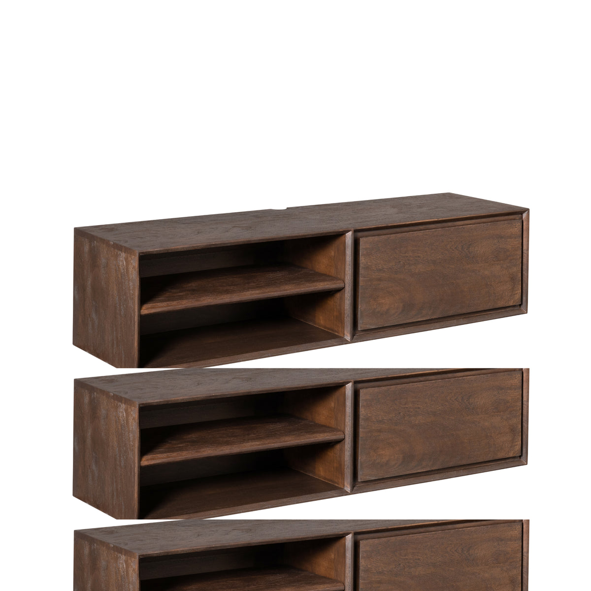 Zwevend tv meubel Ambiance Brown | 120 cm