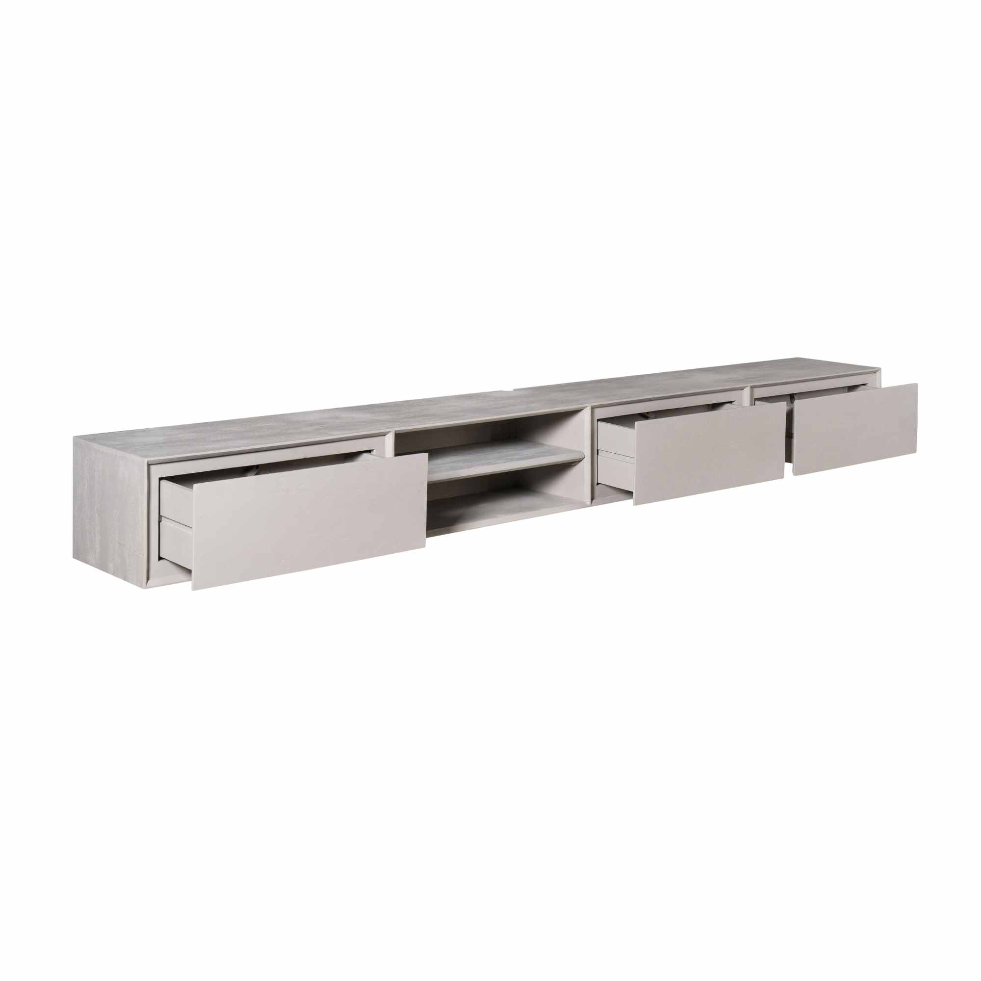 Zwevend tv meubel Ambiance Taupe | 240 cm