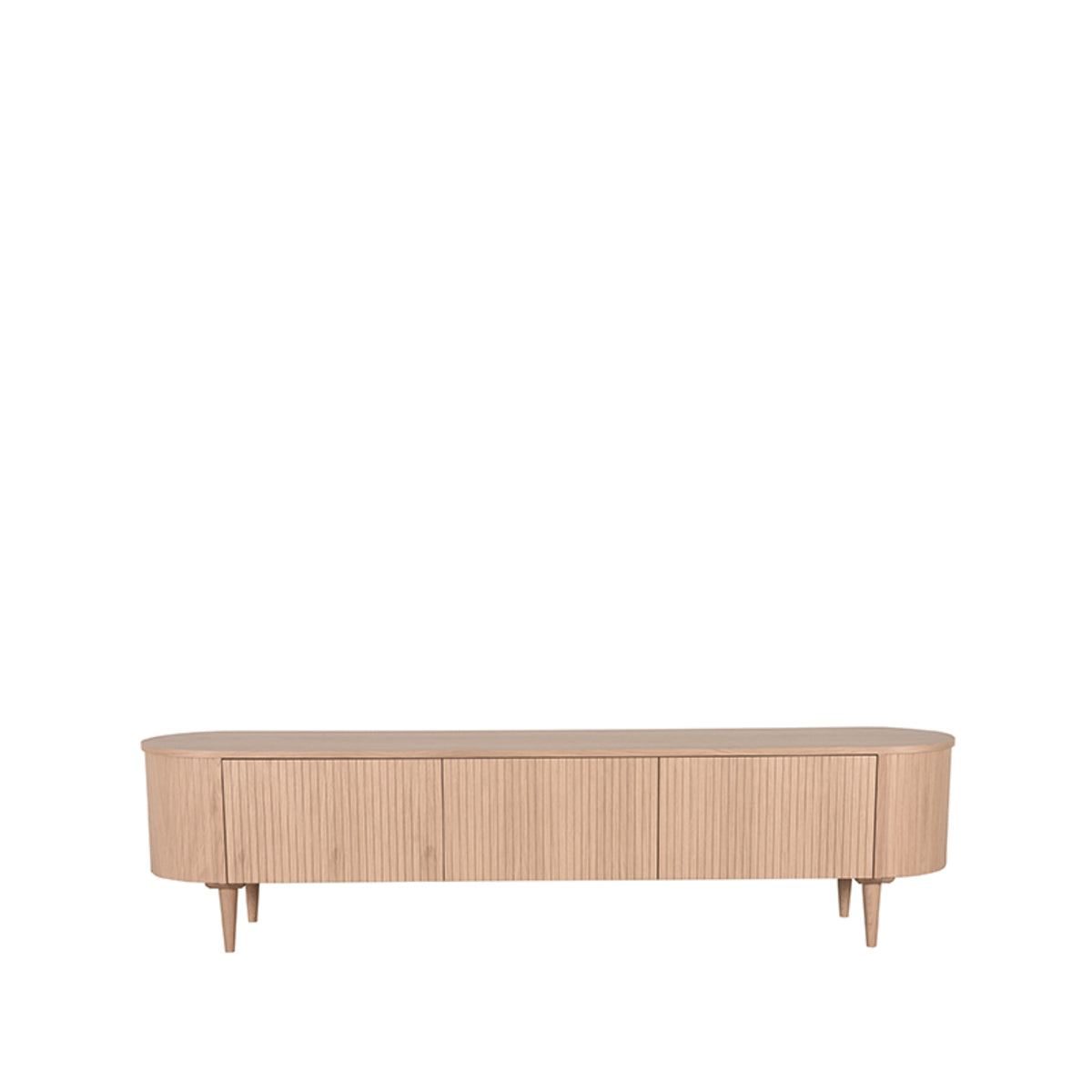 Tv-Meubel Oliva - Naturel - Eikenfineer - 220cm