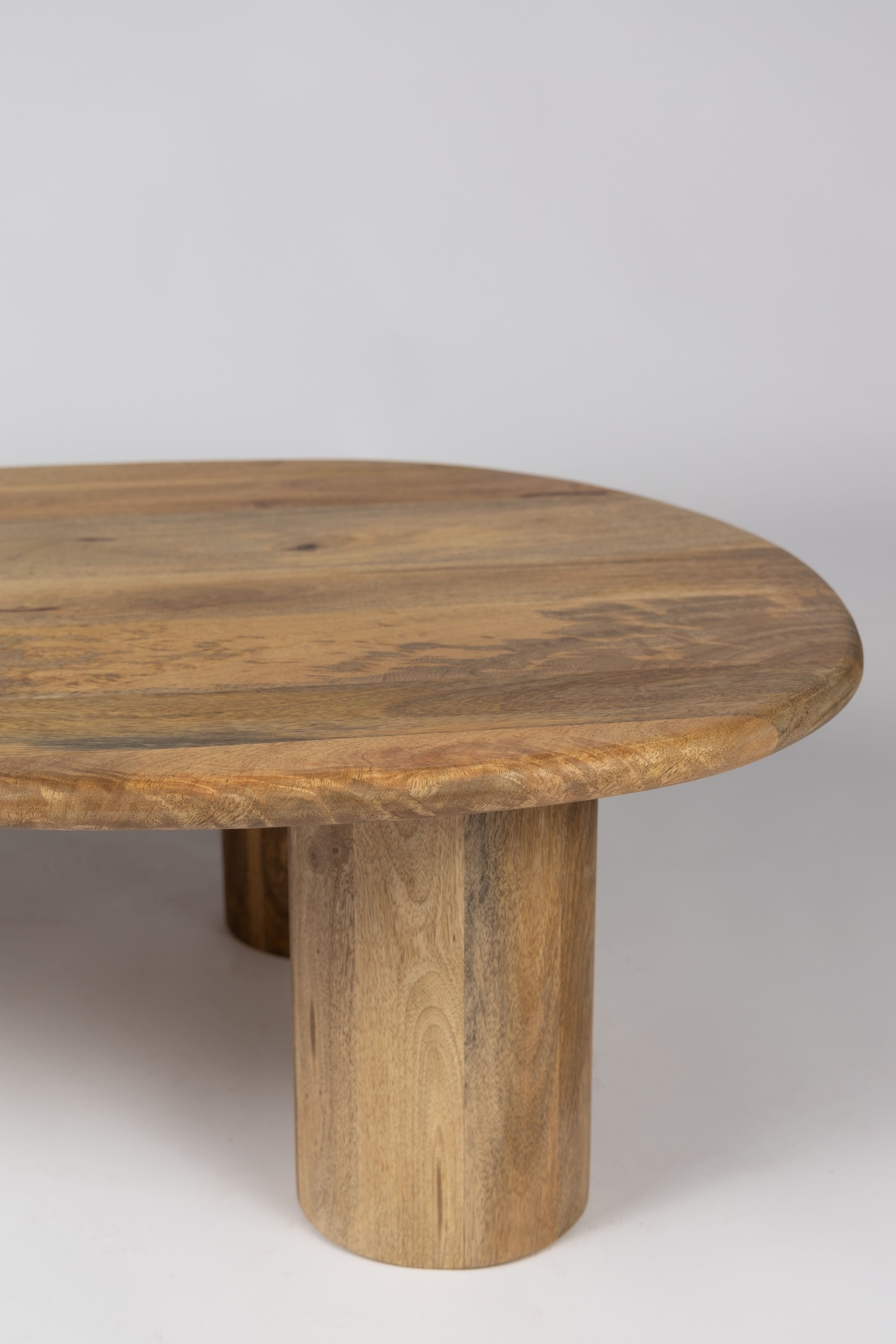 Organische Salontafel - 120 cm - Naturel - Mangohout