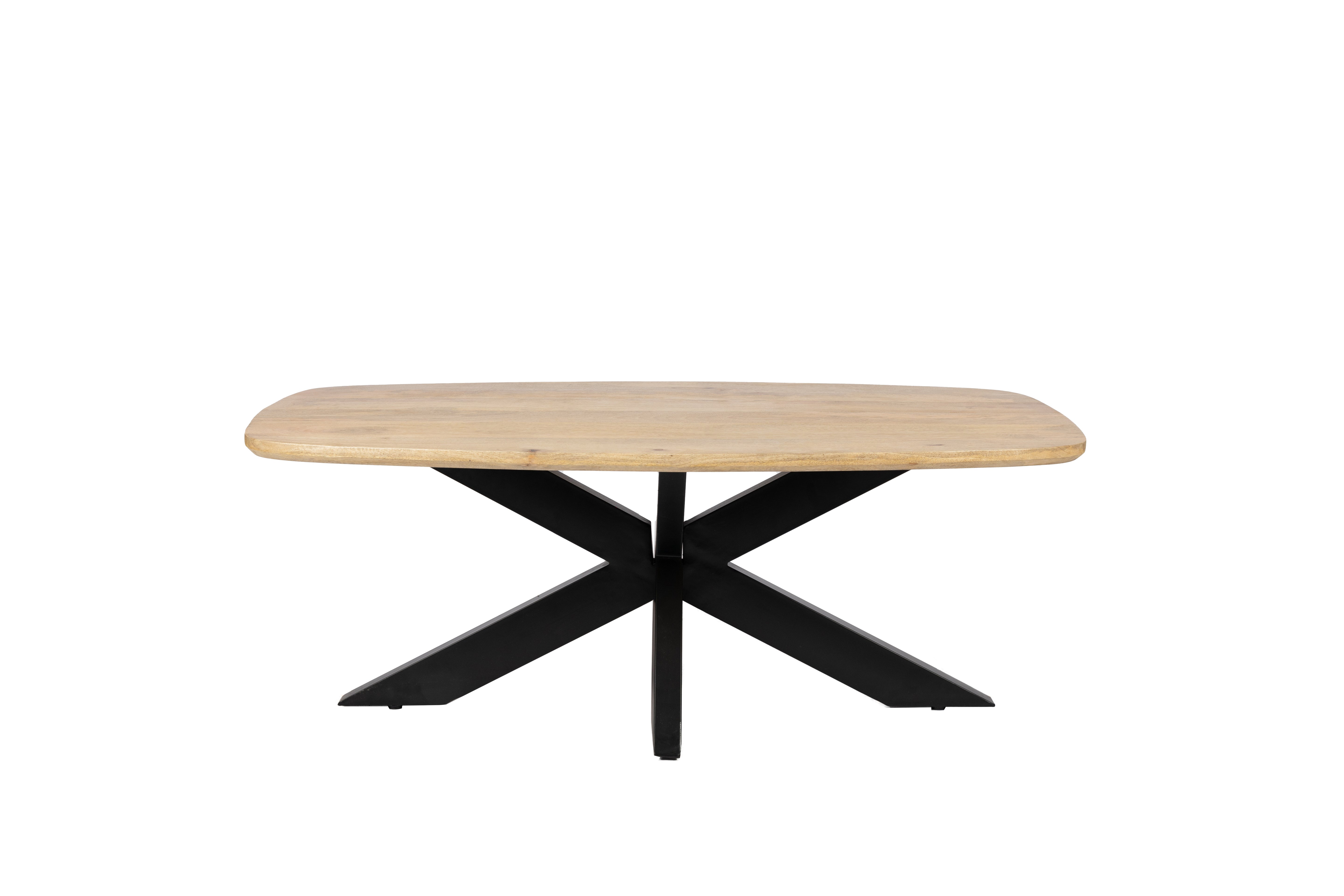 Deens Ovale Salontafel - 120 cm - Naturel - Mangohout