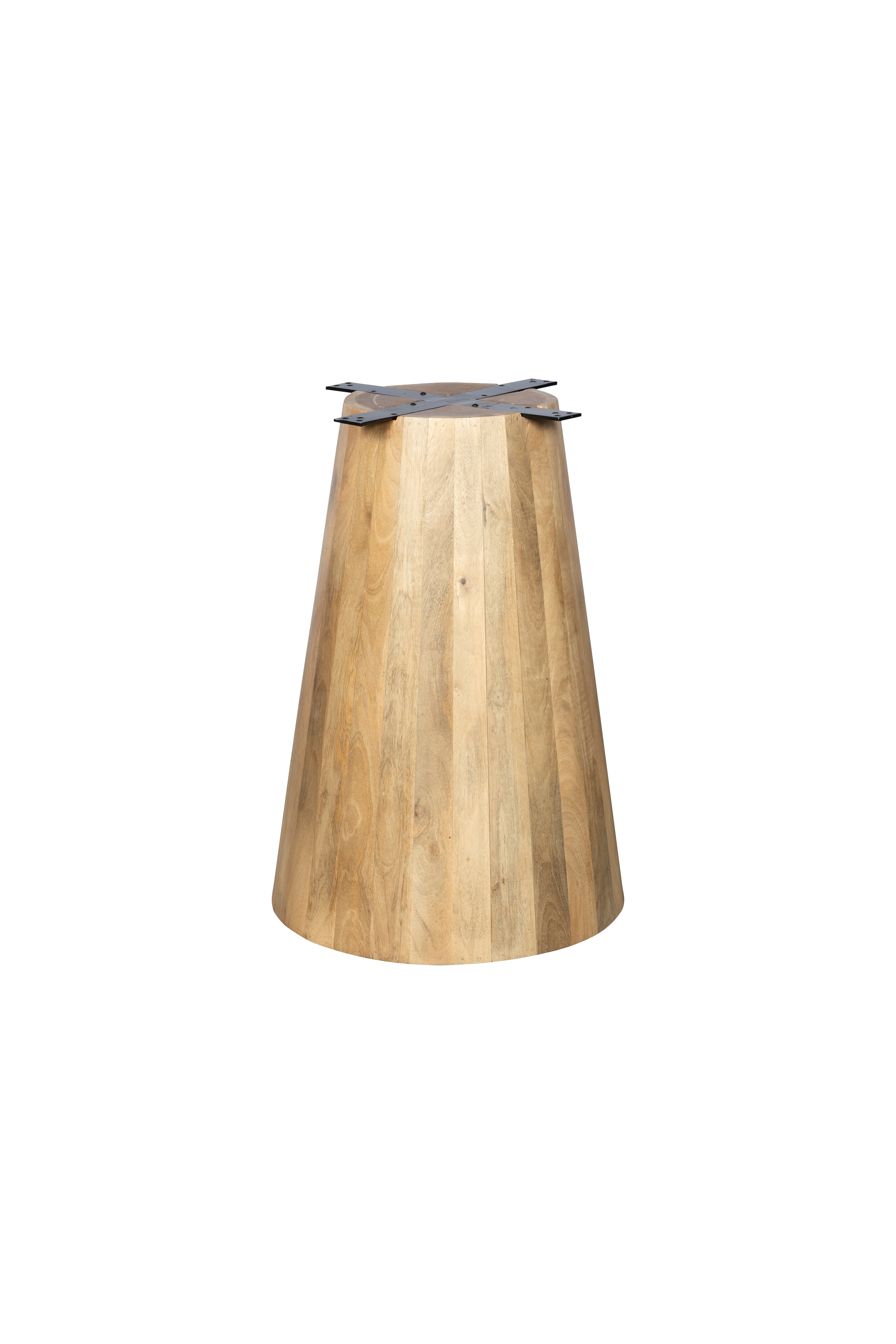 RONDE EETTAFEL - 100cm - Mango - KEGELONDERSTEL - MANGOHOUT