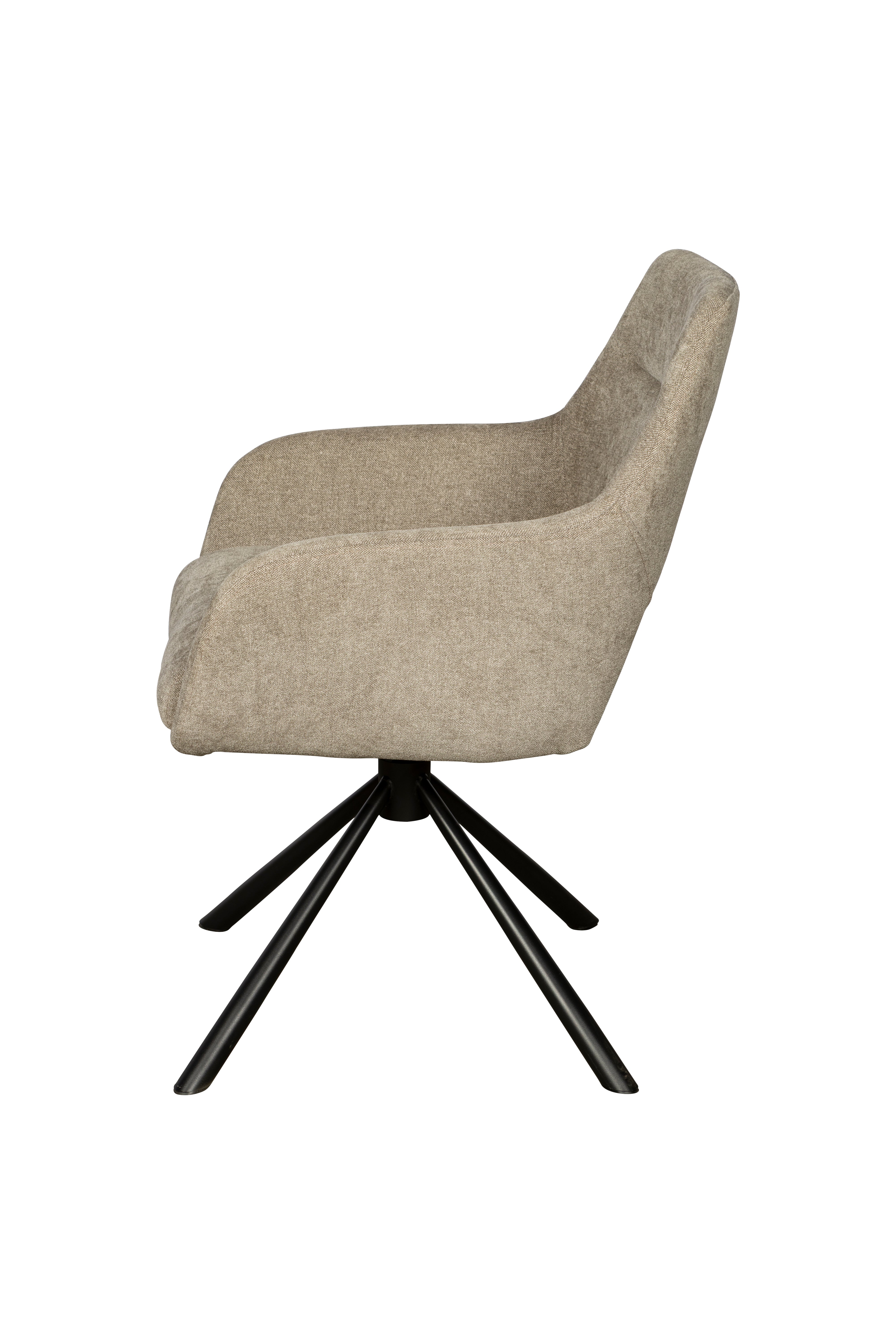 Stoel Calvin Taupe – Draaibare Eetkamerstoel