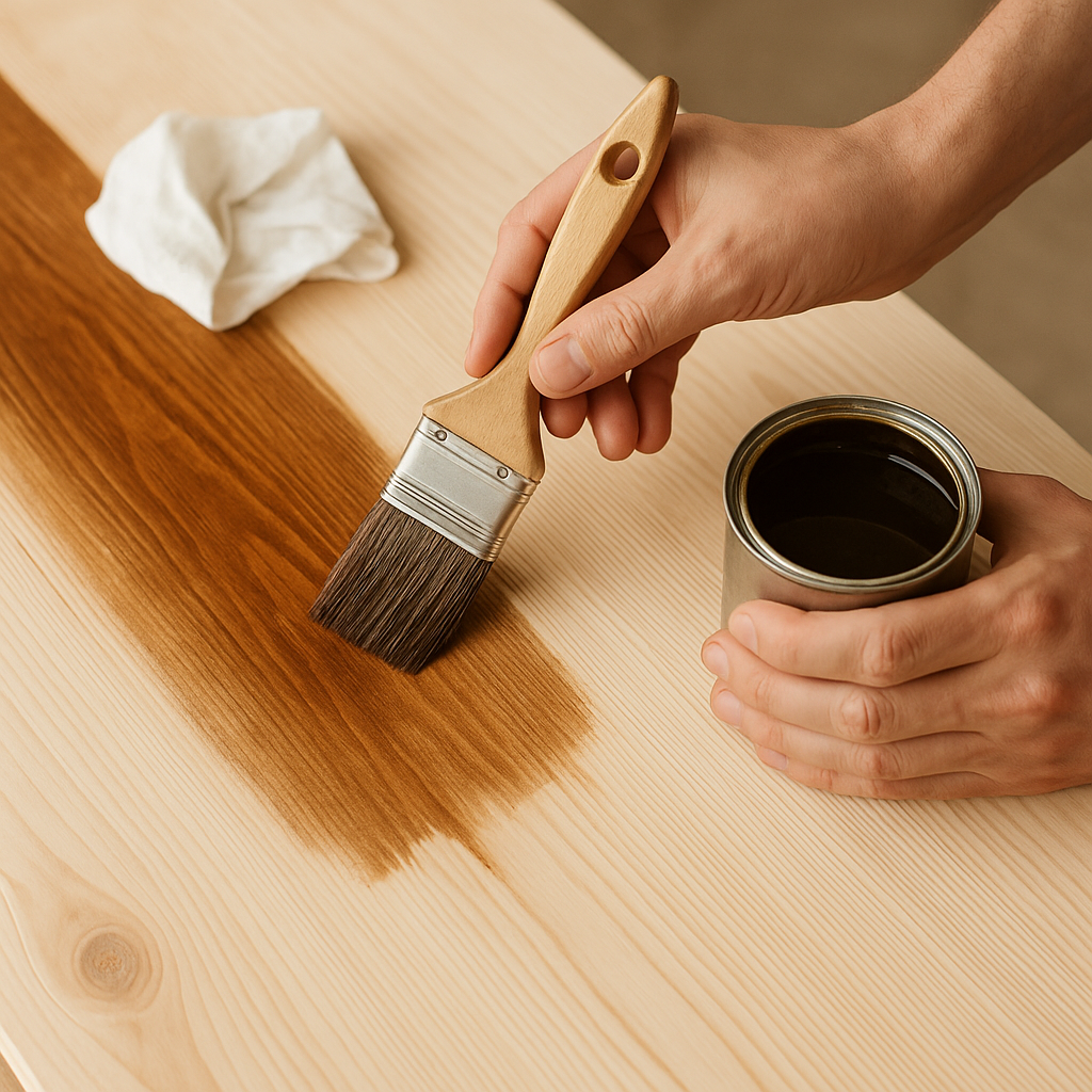 Hoe beits je een tafel